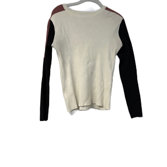 Women’s Ribbed Sweater Budle Black and Cream Tops l/xl - Picture 6 of 8